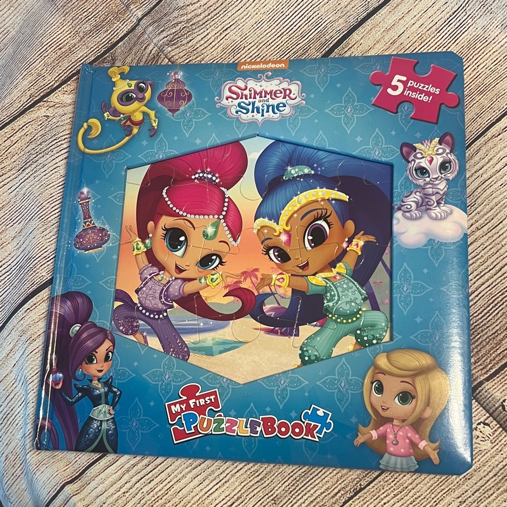 Shimmer and Shine Puzzle Book NWOT